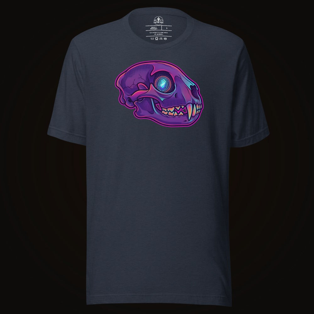 Crystal Eye Mountain Lion Skull Tee