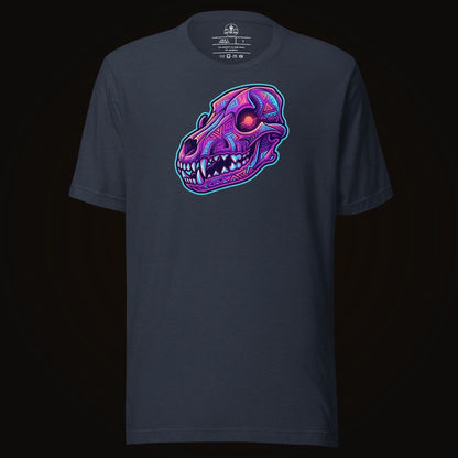 Synthwave Coyote Skull Tee