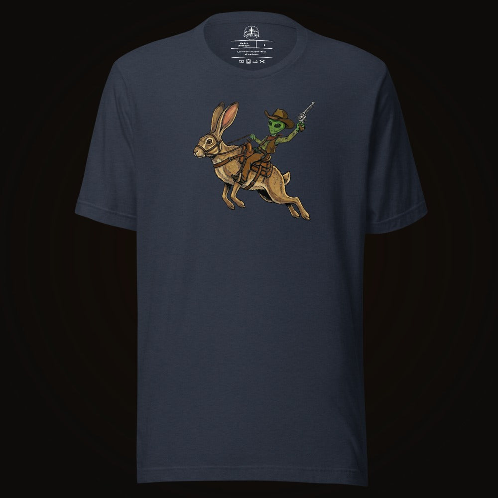 Alien Cowboy Jackrabbit Tee