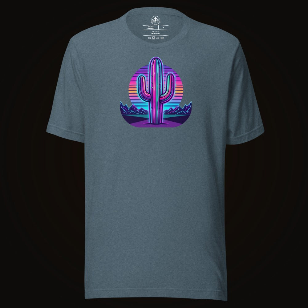 Synthwave Saguaro Tee