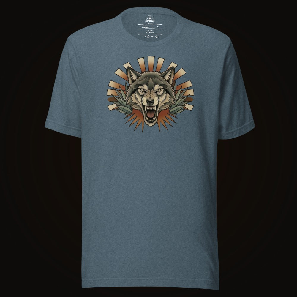 Agave Burst Wolf Tee