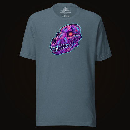 Synthwave Coyote Skull Tee