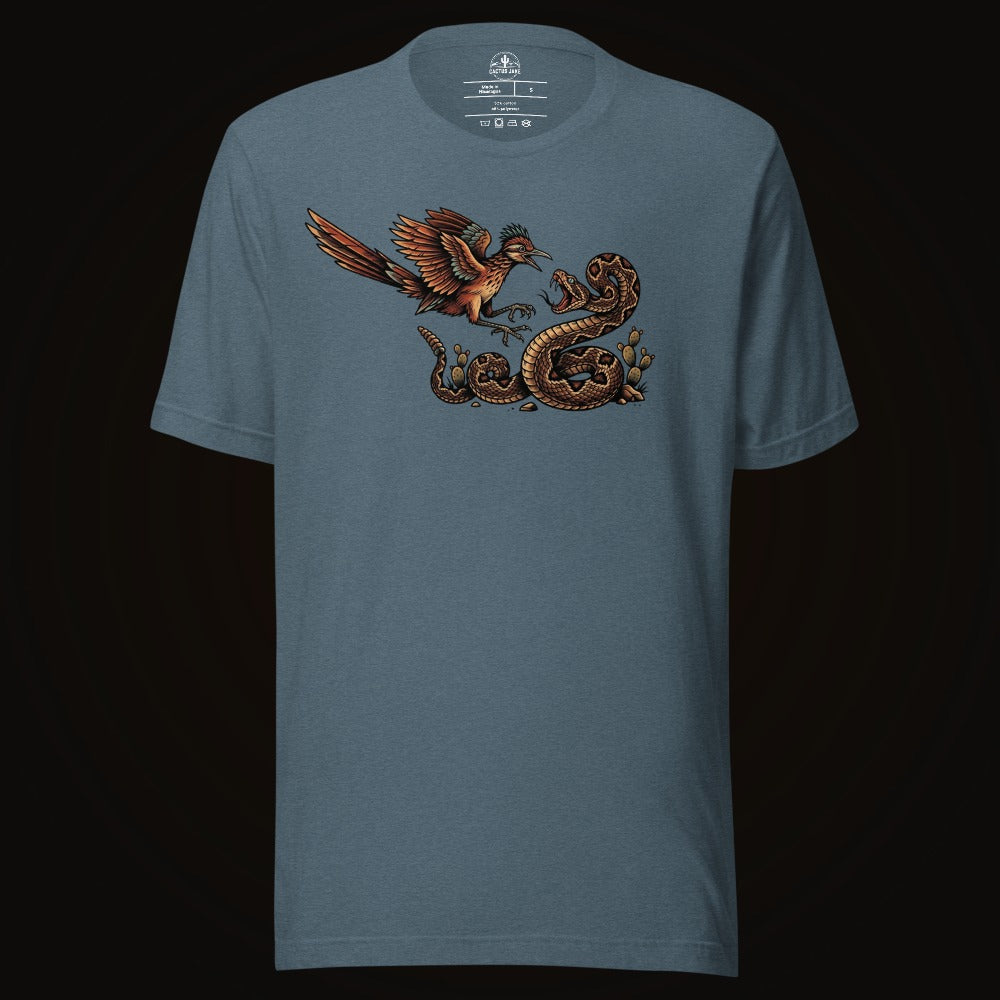 Roadrunner vs Rattlesnake Tee