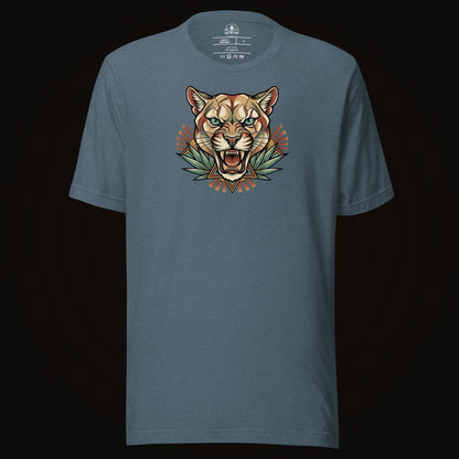 Teal Eye Mountain Lion Tee