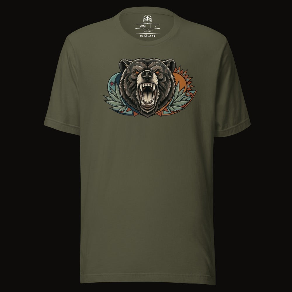 Roaring Bear Sun Moon Tee