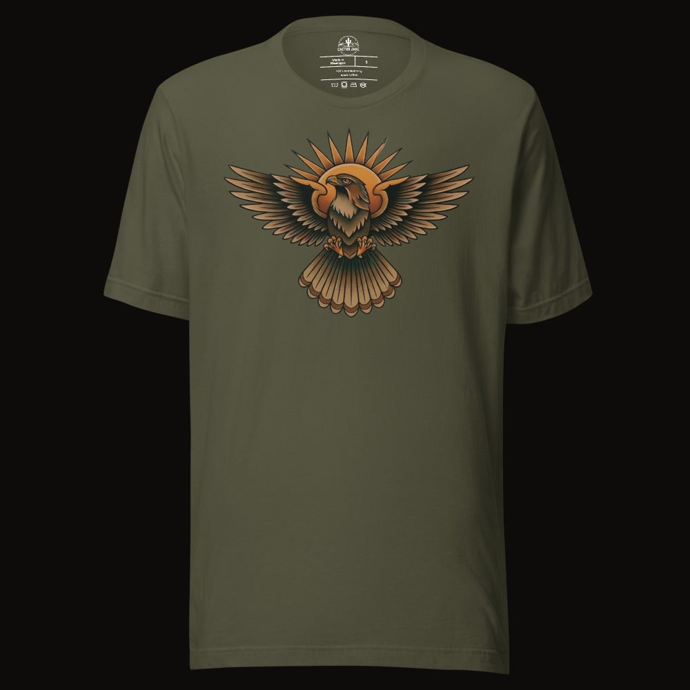 Sunburst Hawk Tee