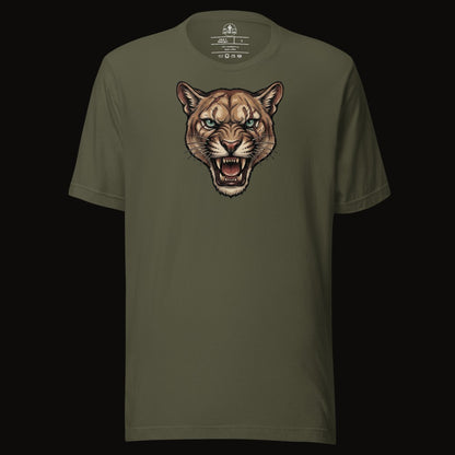 Battle Scarred Mountain Lion Tee
