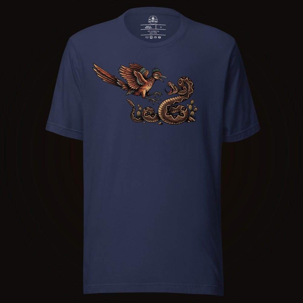 Roadrunner vs Rattlesnake Tee