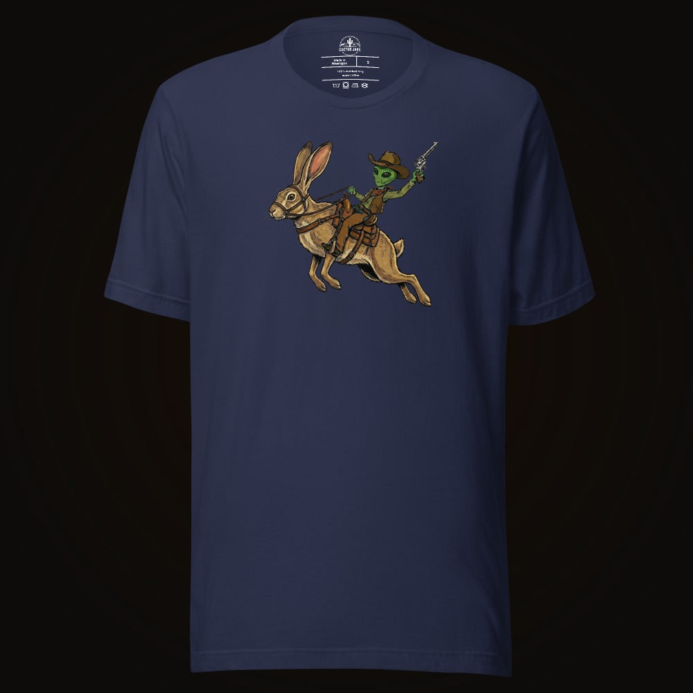 Alien Cowboy Jackrabbit Tee