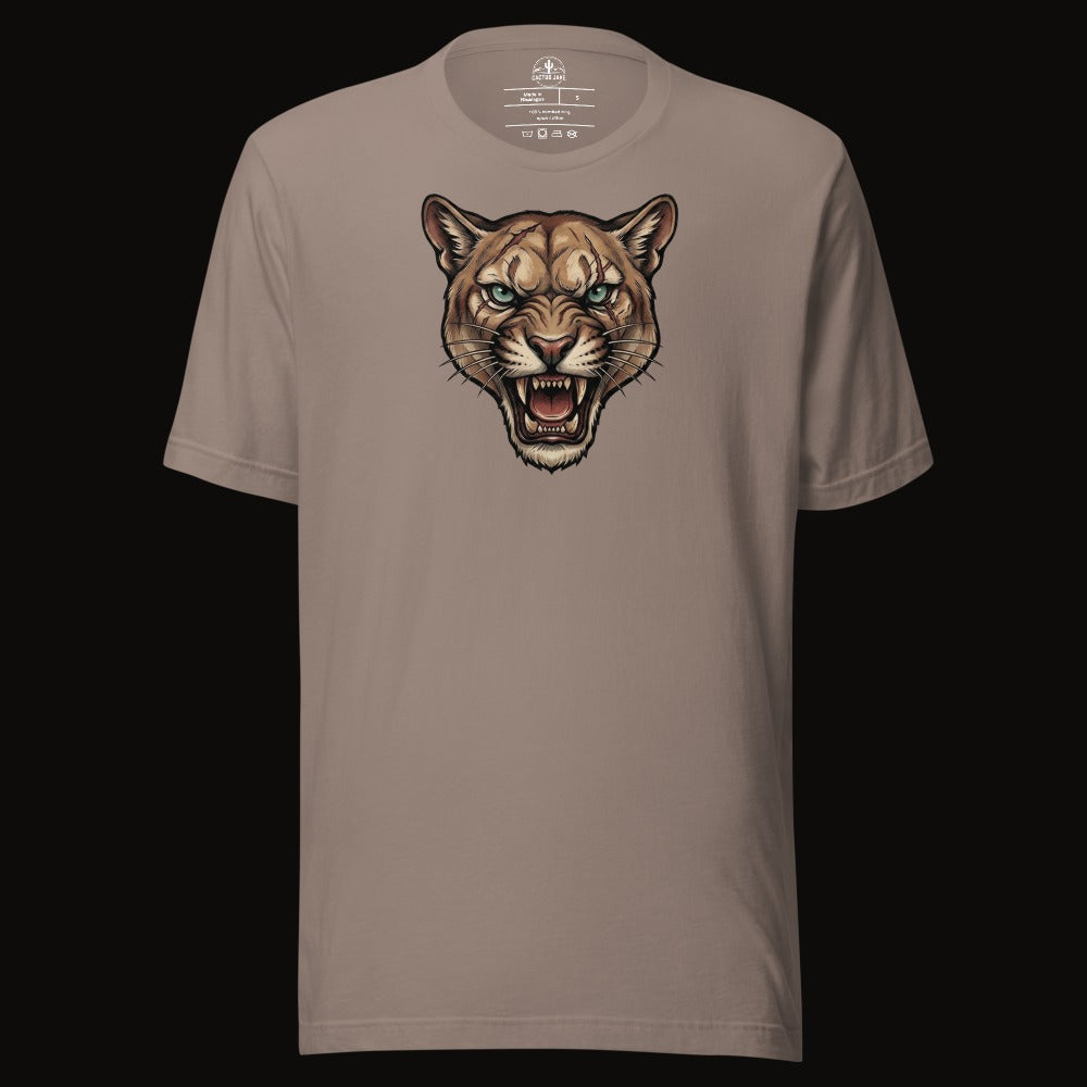 Battle Scarred Mountain Lion Tee