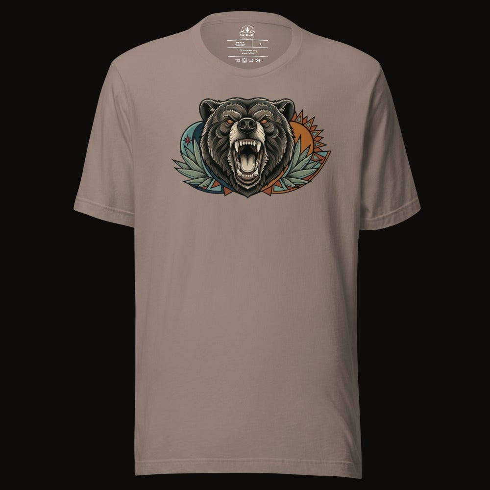 Roaring Bear Sun Moon Tee