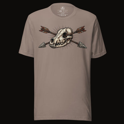 Crossed Arrows Coyote Skull Tee