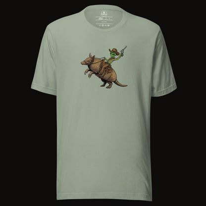 Alien Cowboy Armadillo Rider Tee