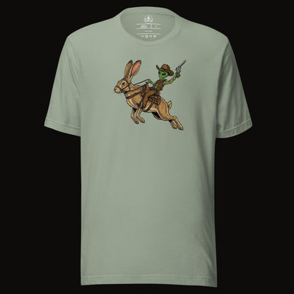 Alien Cowboy Jackrabbit Tee