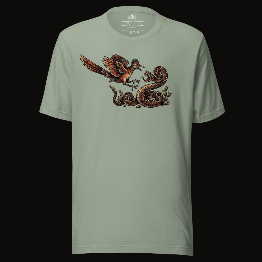 Roadrunner vs Rattlesnake Tee