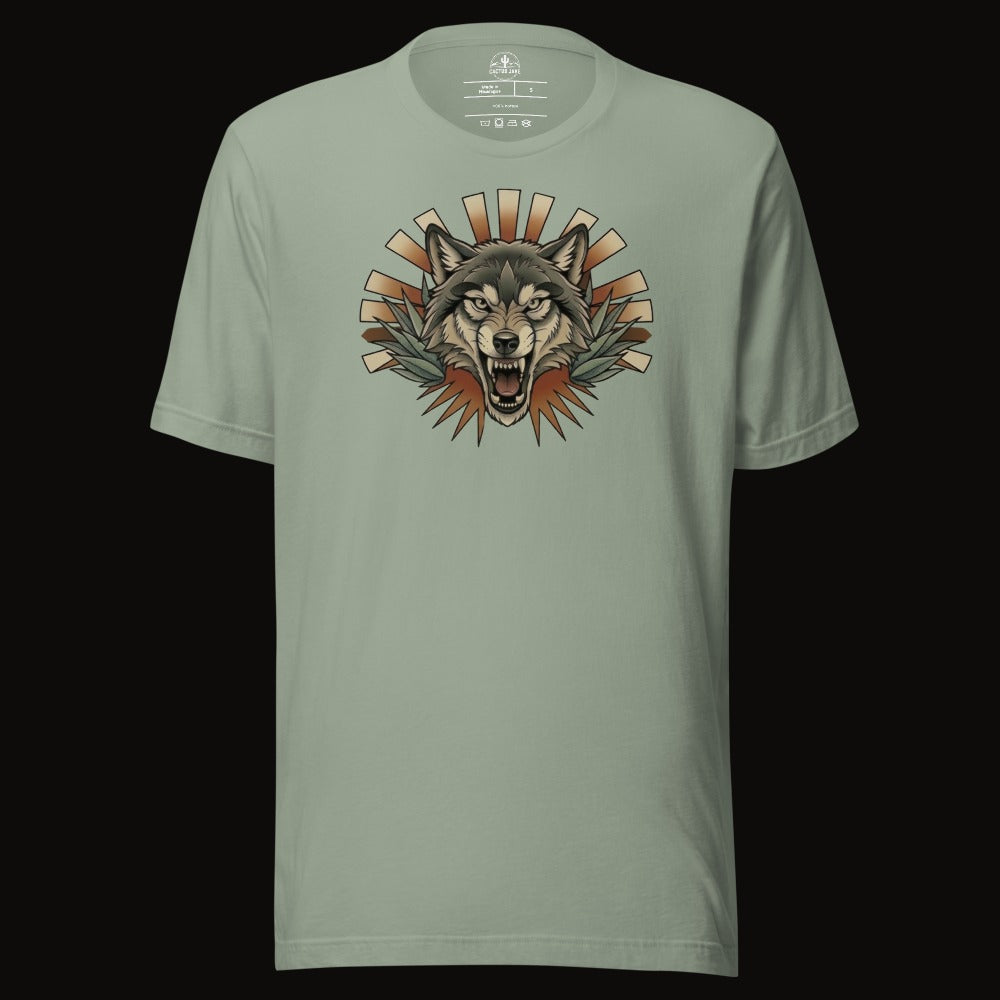 Agave Burst Wolf Tee