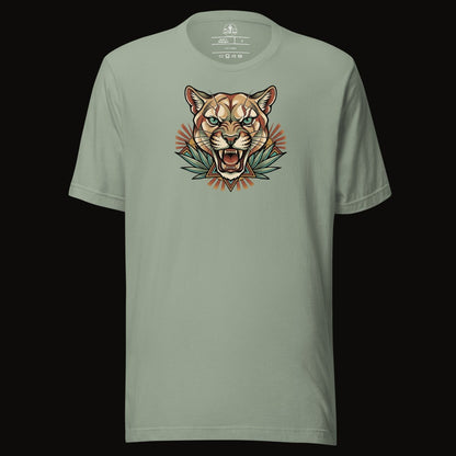 Teal Eye Mountain Lion Tee