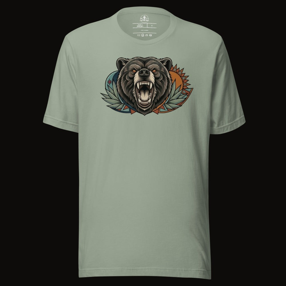 Roaring Bear Sun Moon Tee