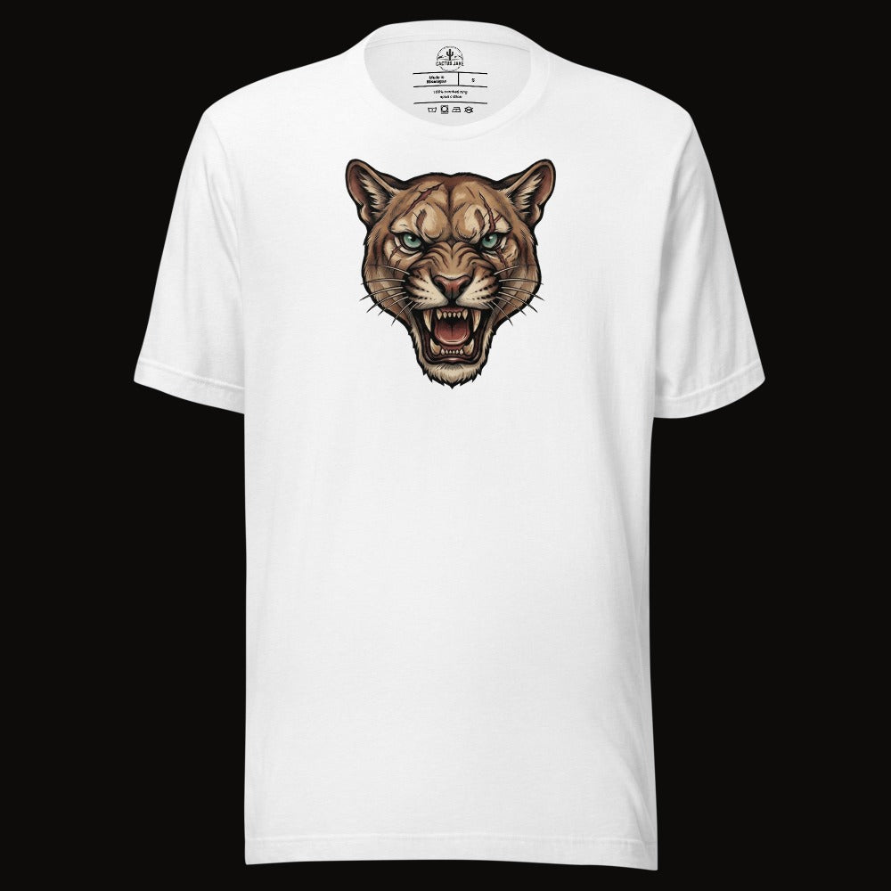 Battle Scarred Mountain Lion Tee