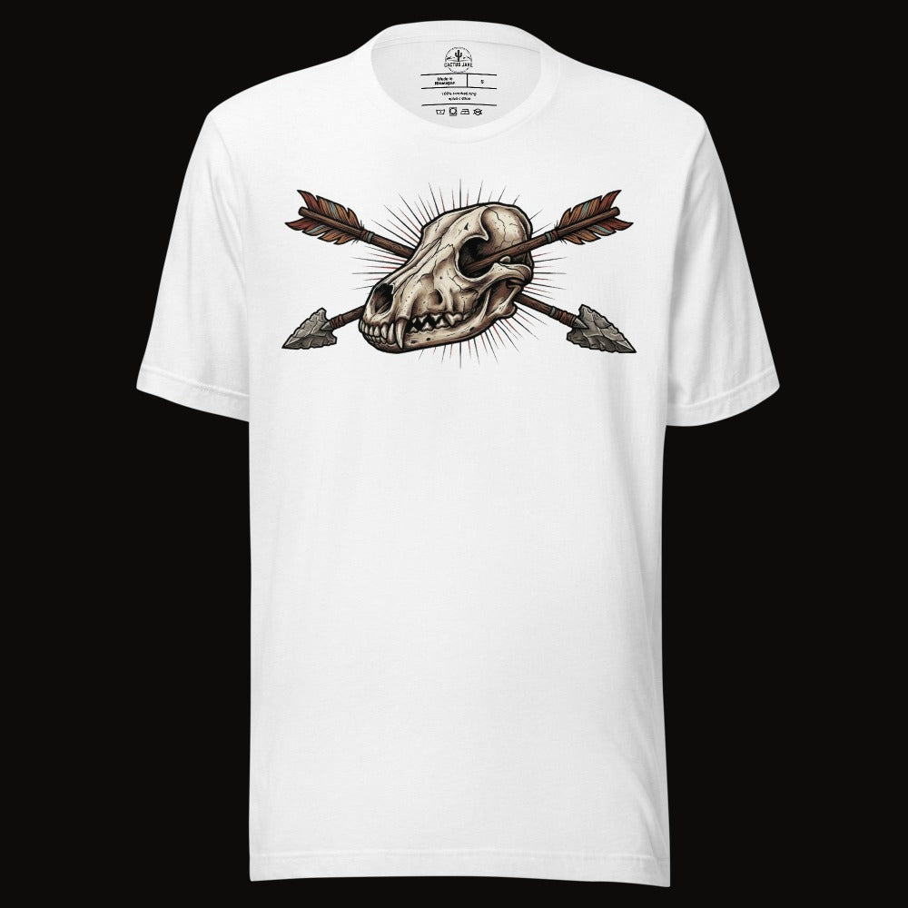 Crossed Arrows Coyote Skull Tee