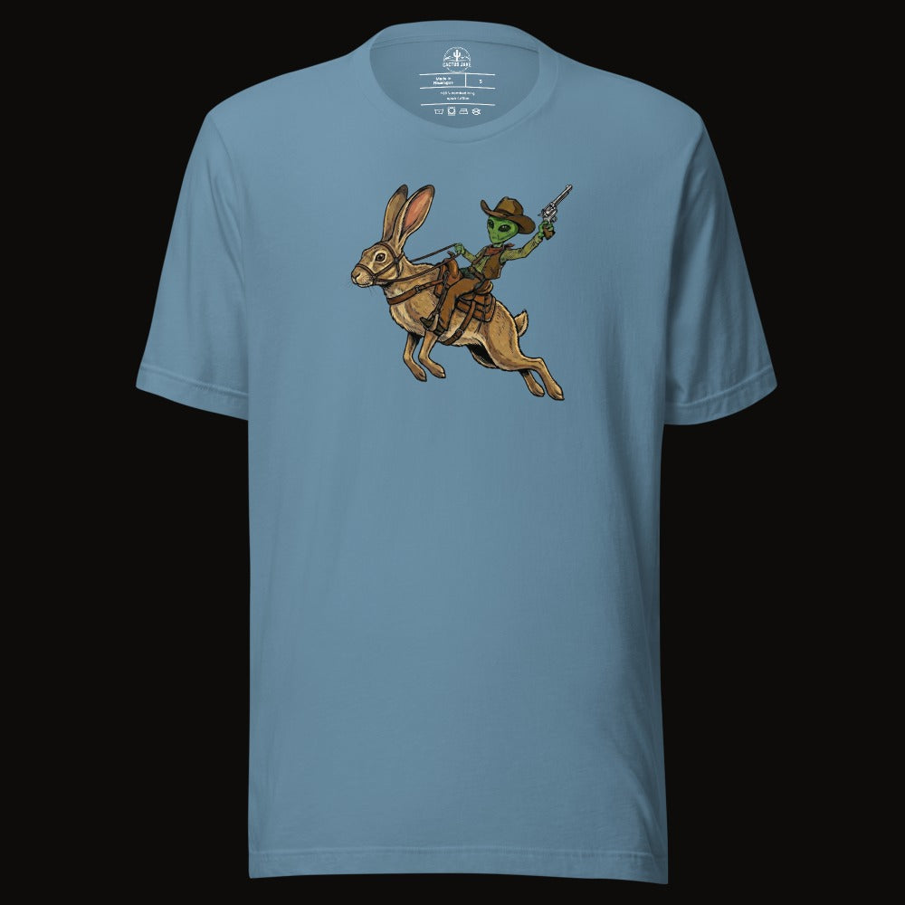 Alien Cowboy Jackrabbit Tee