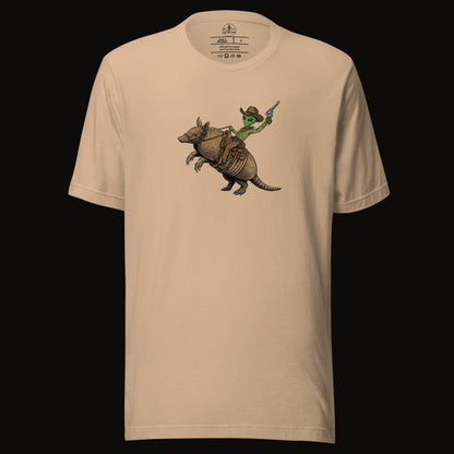 Alien Cowboy Armadillo Rider Tee
