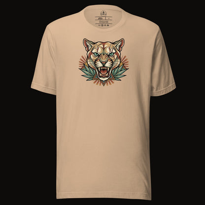 Teal Eye Mountain Lion Tee