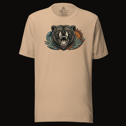 Roaring Bear Sun Moon Tee
