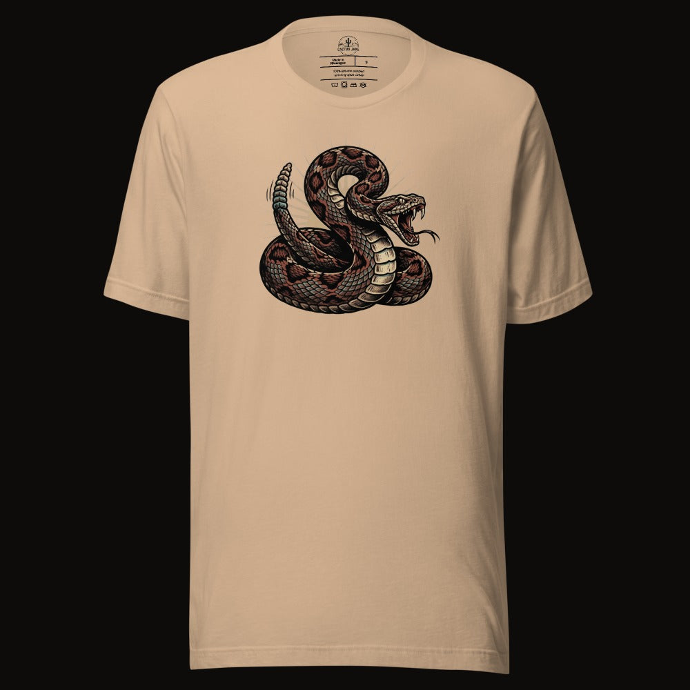 Coiled Strike Rattlesnake Tee