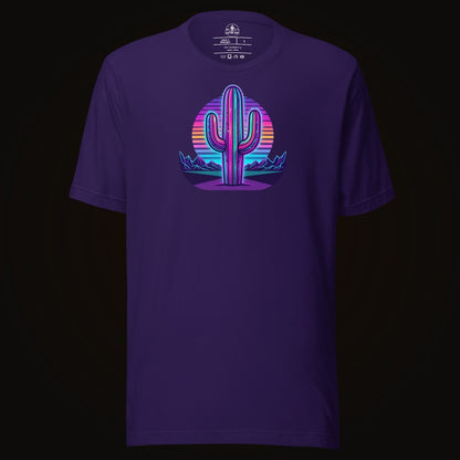 Synthwave Saguaro Tee