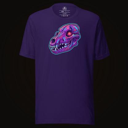 Synthwave Coyote Skull Tee